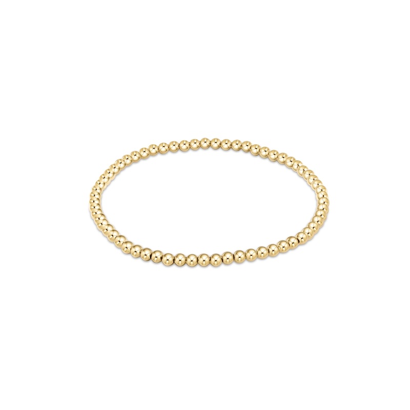 enewton Classic Gold 3mm Bead Bracelet