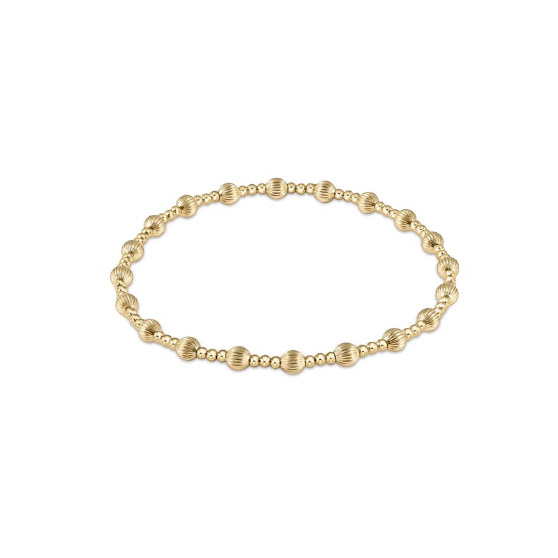 enewton  Dignity Sincerity Pattern Gold 4mm Bracelet