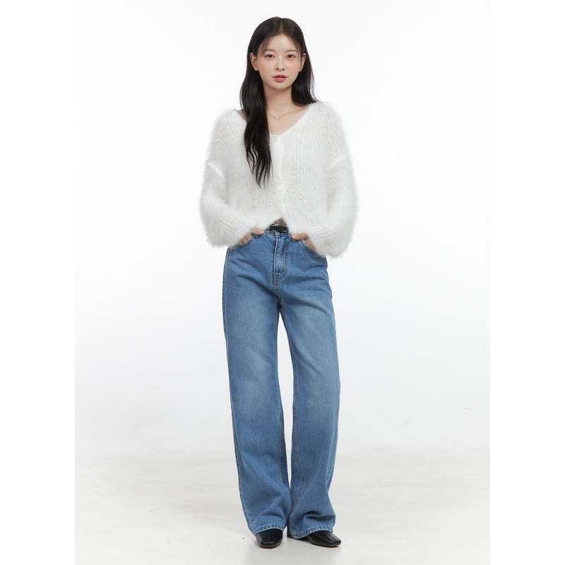 Scout Straight Fit Wide Leg Denim OS423 Blue S