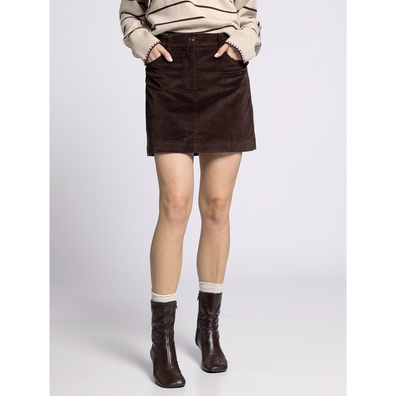 Thread & Supply  Gladys Skirt – Coffee Bean Small