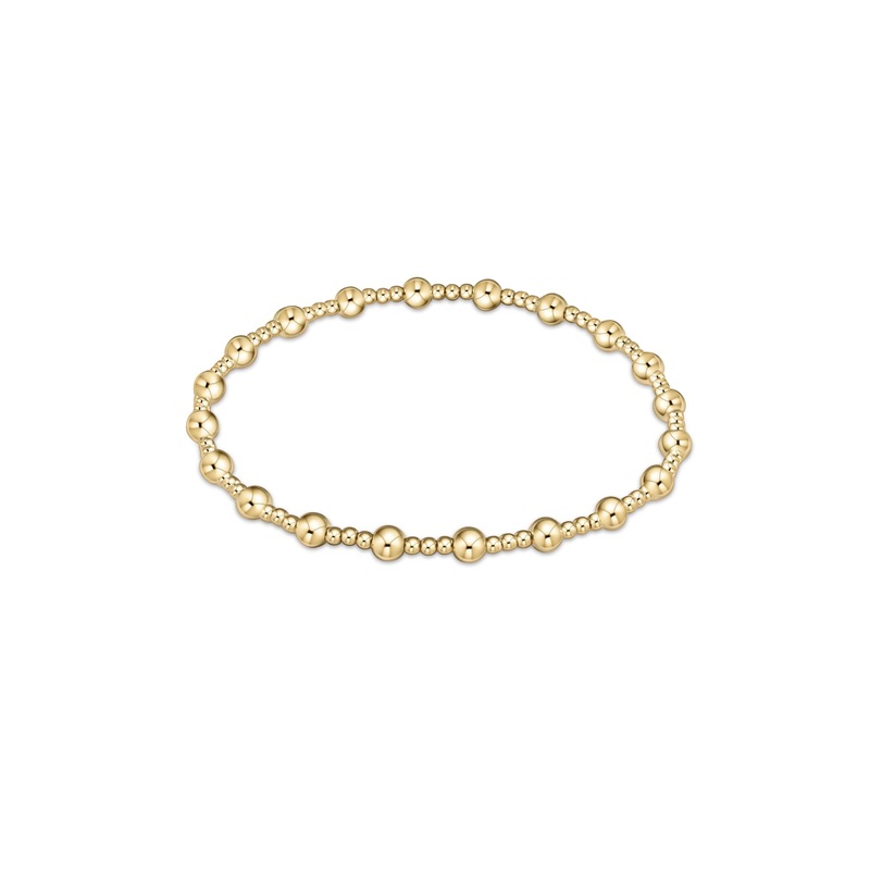 enewton  Classic Sincerity Pattern Gold 4mm Bracelet