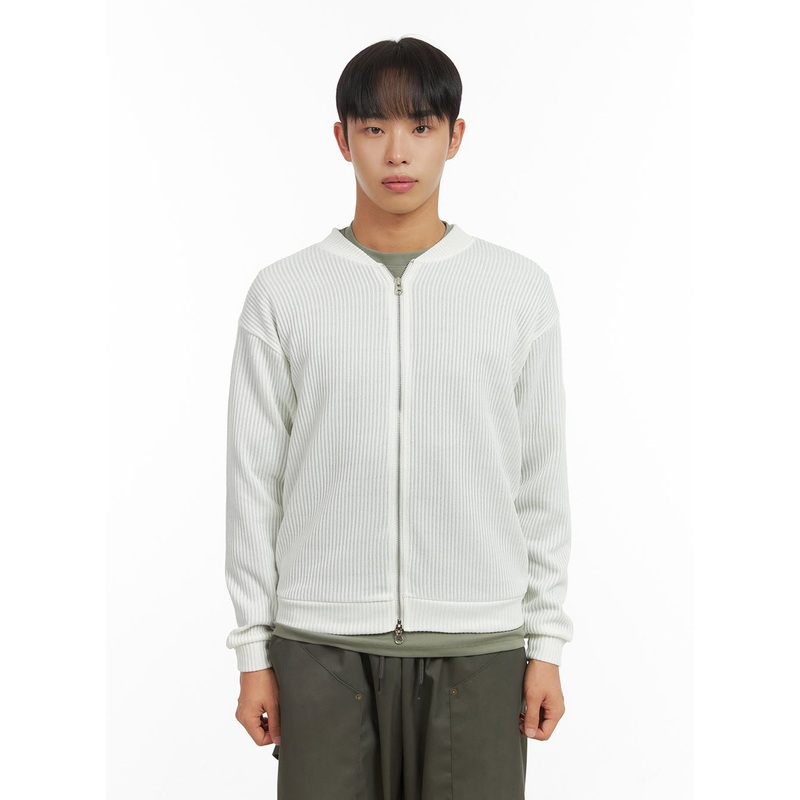 Sophisticated Zip-Up Shirt CO410 White M