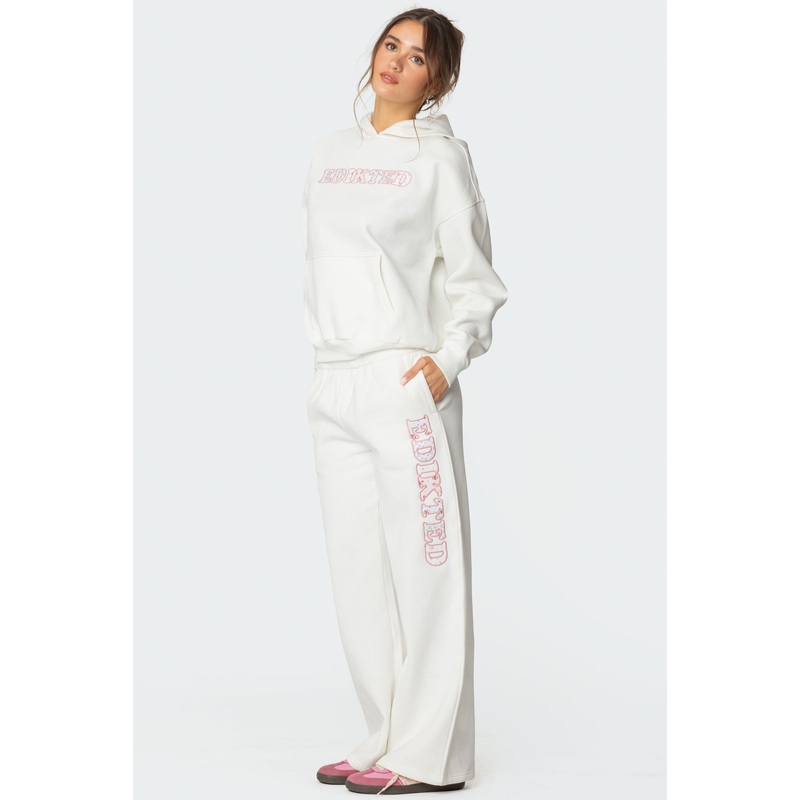 Mili Edikted Sweatpants WHITE XS