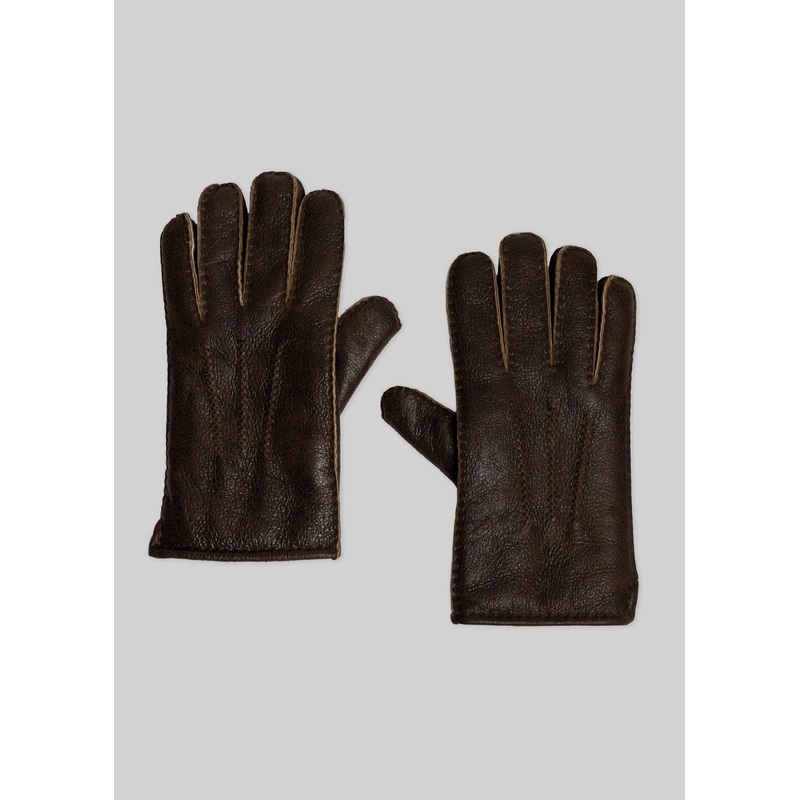 Sheepskin Shearling Gloves black m