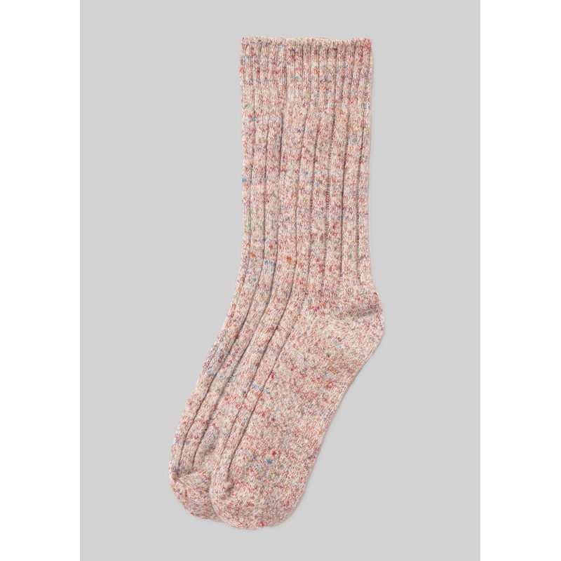 Women’s Flecked Boot Sock burgundy women’s one size