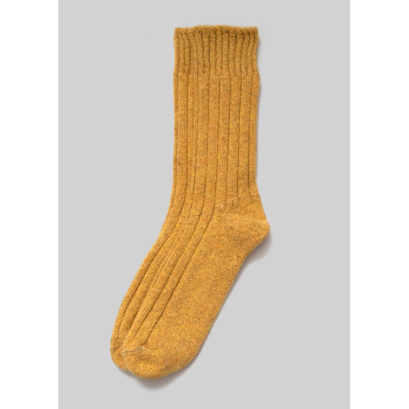 Wool Silk Boot Sock charcoal