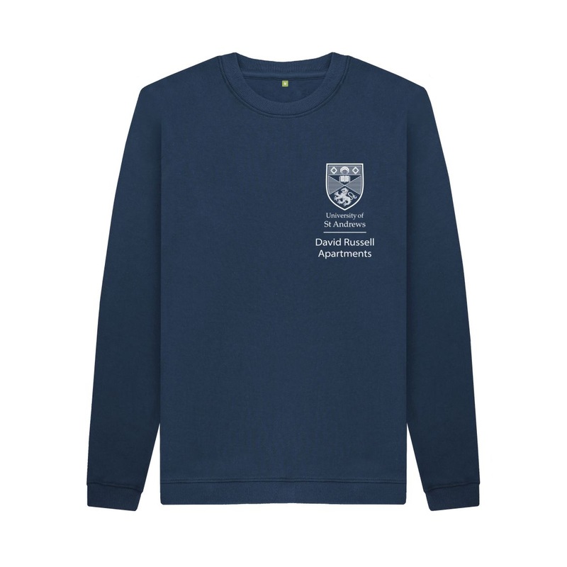 David Russell Apartments Sweatshirt Navy Blue S