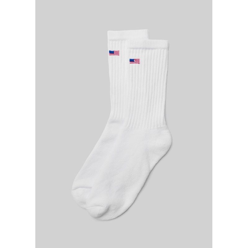 The Flag Crew (2-Pack) white One Size
