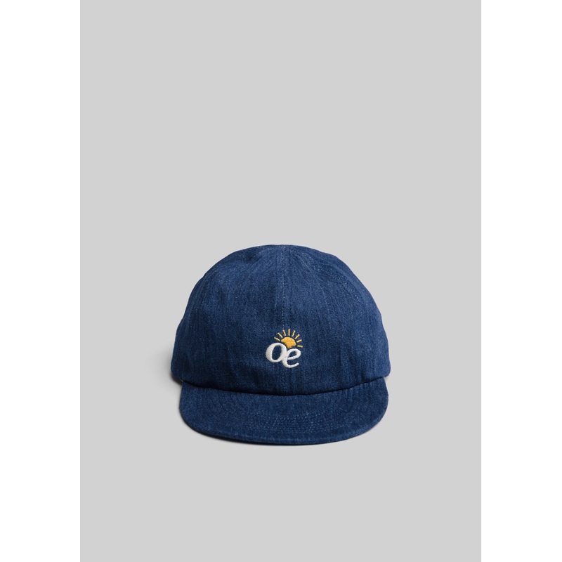 The Trail Cap in Hemp Denim indigo One Size