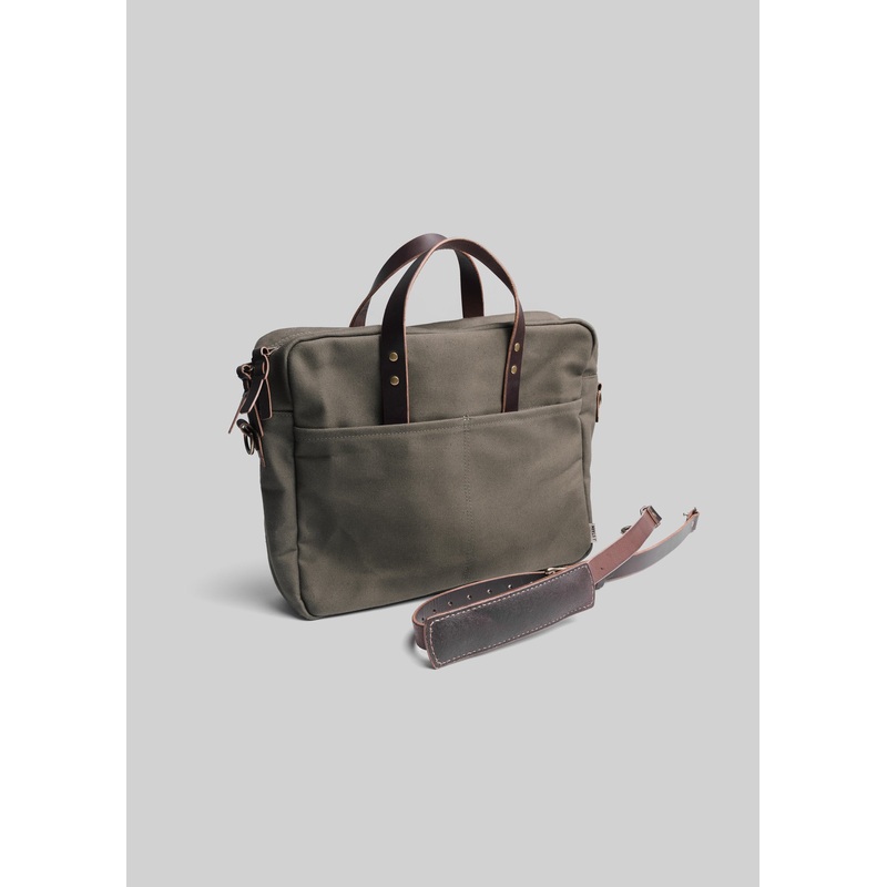 J. Stark Prospect Briefcase olive drab One Size