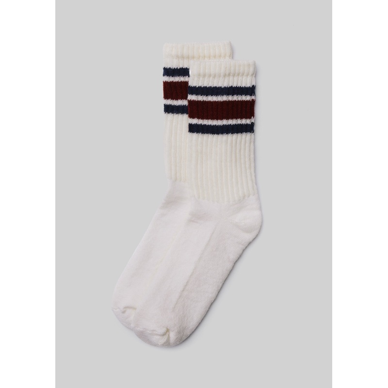 The Merino Retro Stripe berry/navy One Size