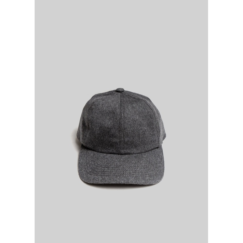 Cashmere Ball Cap Flannel Grey One Size