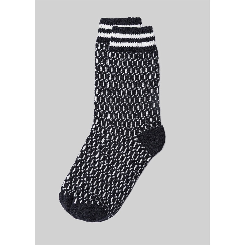 The Oslo Sock charcoal One Size