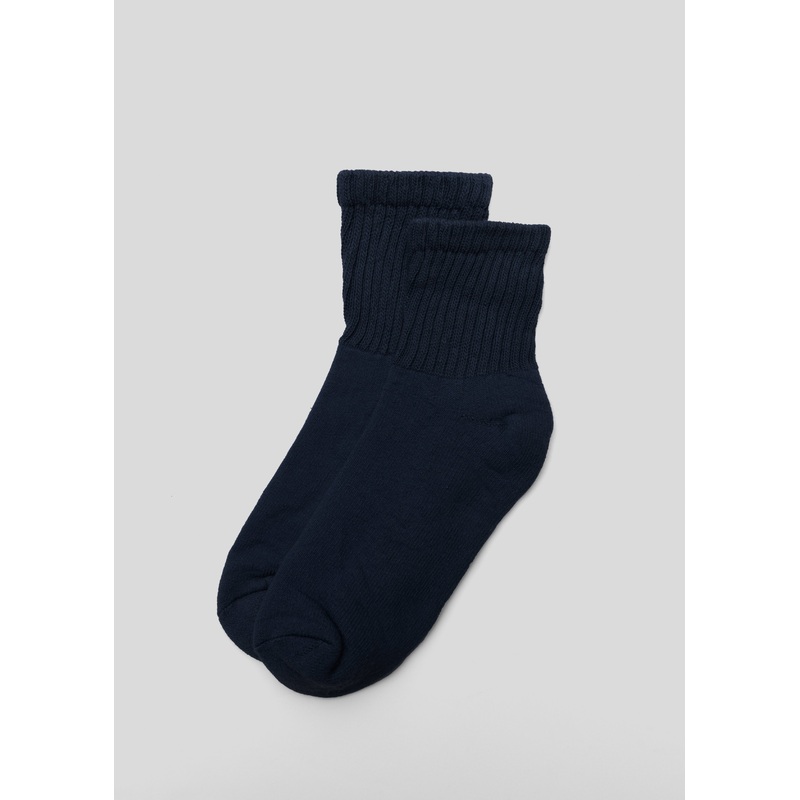 The Solids Quarter Crew denim One Size