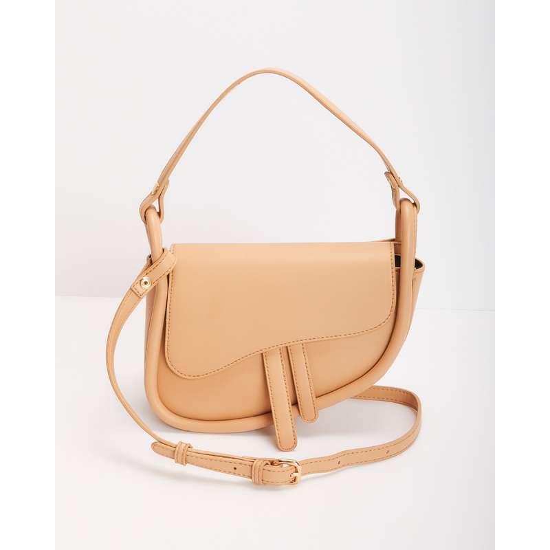 Destiny Saddle Bag Natural O/S