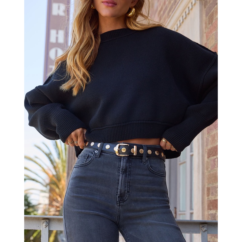 Raylande Studded Belt Black O/S