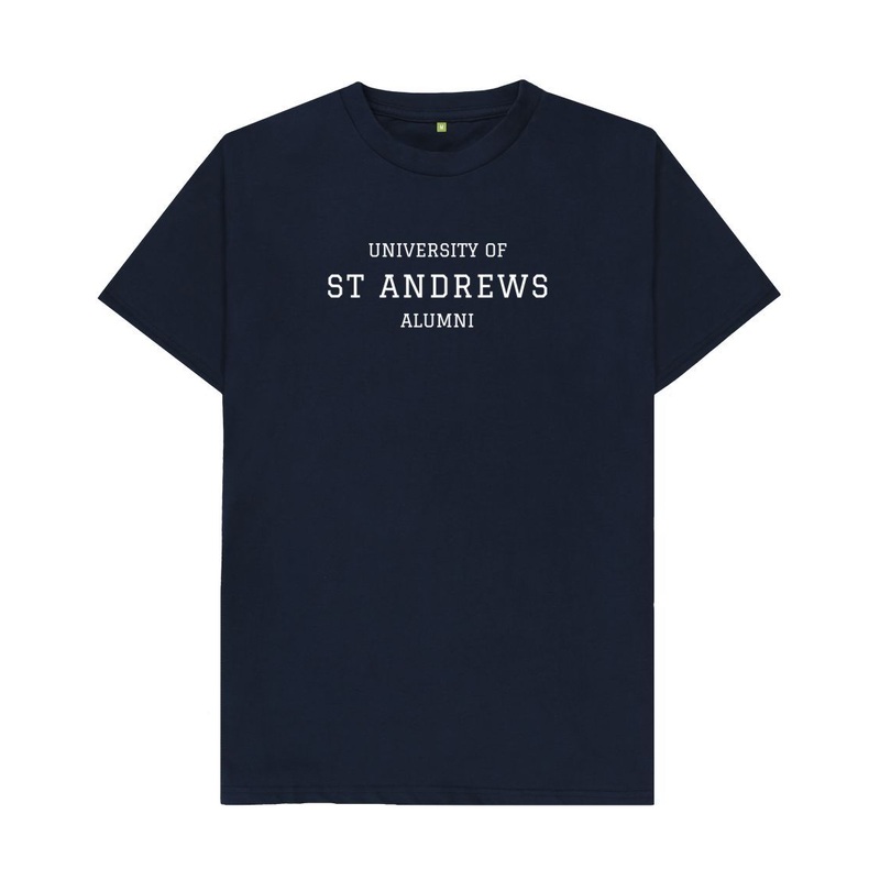 Alumni Minimal T-shirt Navy Blue XS