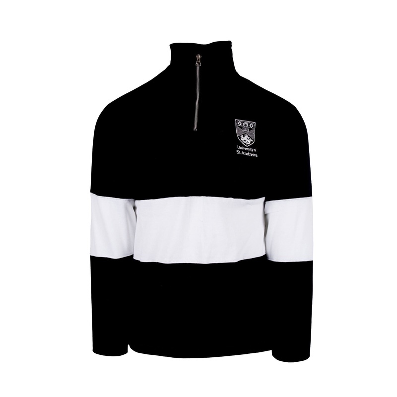 1/4 Zip Rugby Top Navy Xs