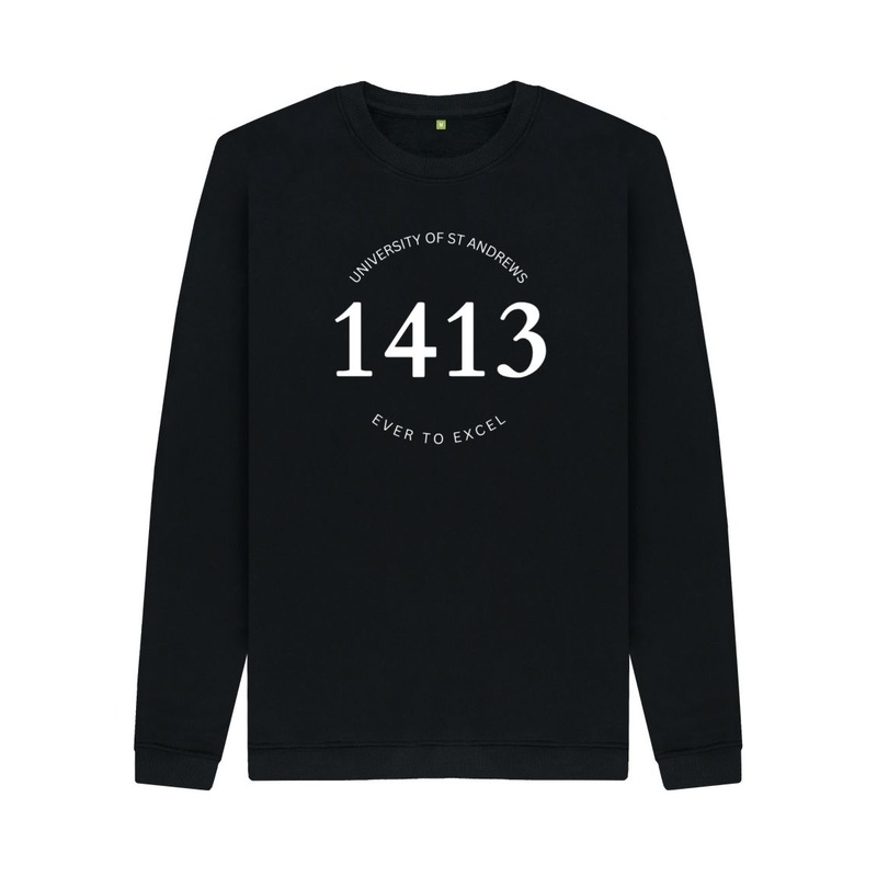 1413 sweatshirt – extended colours Black S