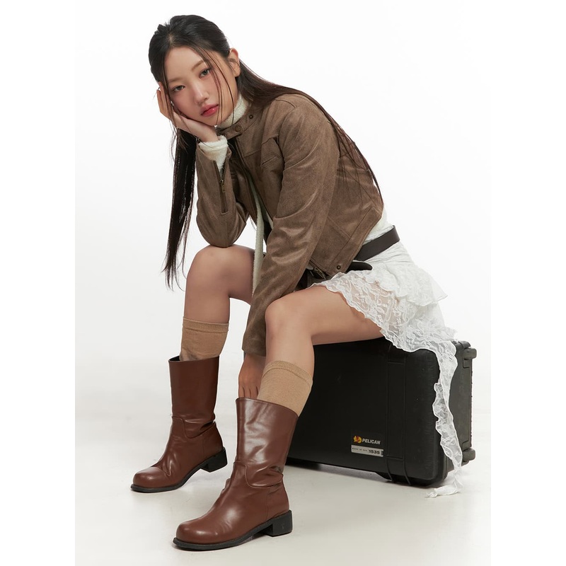 Chic Silhouette Jacket CN428 Beige S