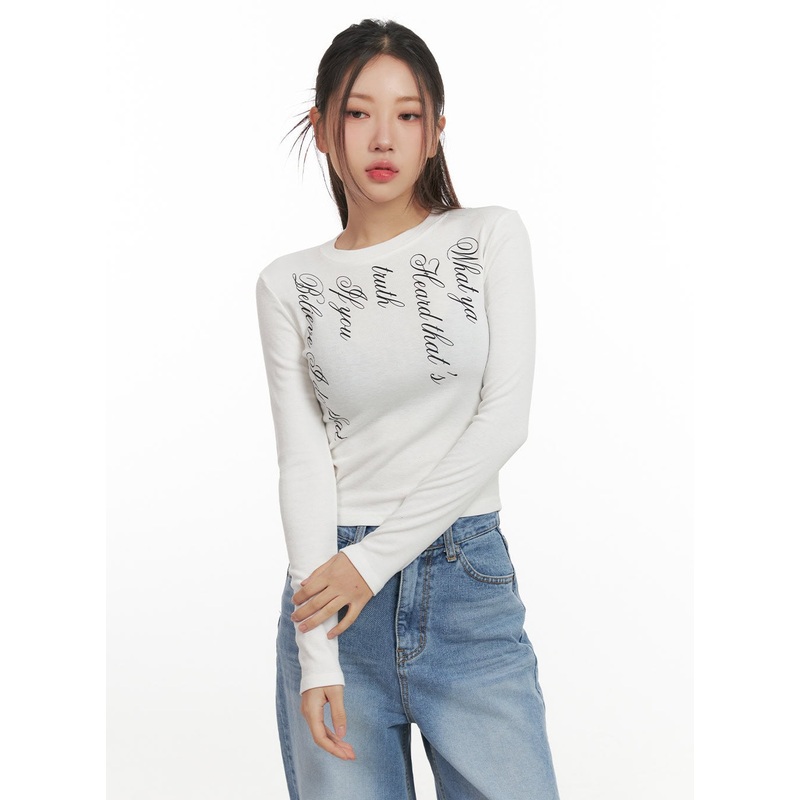 SoftTouch Long Sleeve Blouse CN428 Light beige S/M