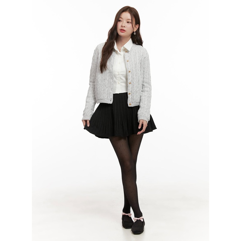 Flare Fusion Mini Skirt OD403 Black S/M