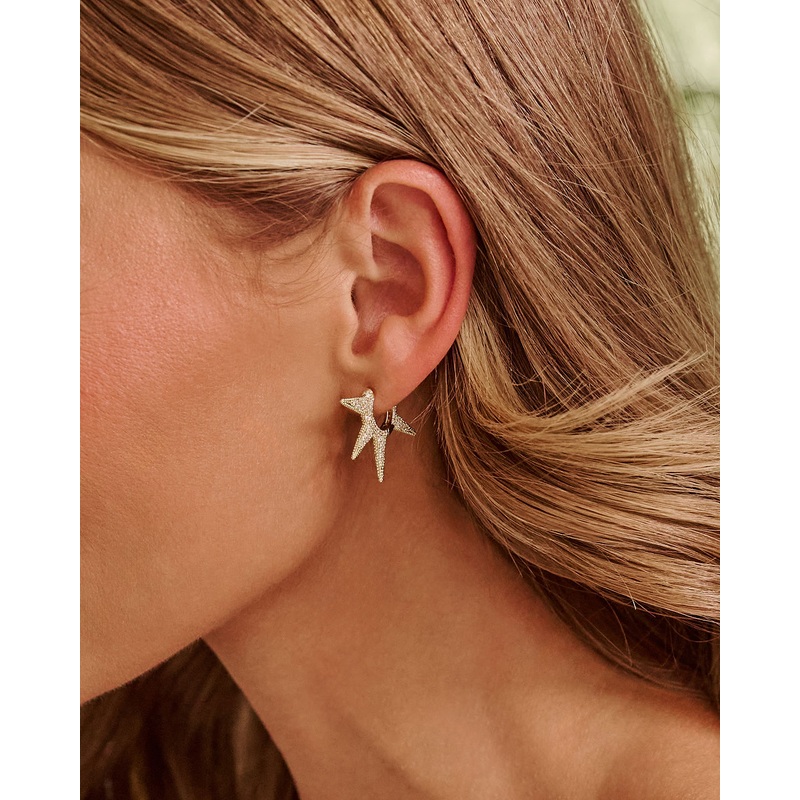 Sun Beam Hoops Gold O/S