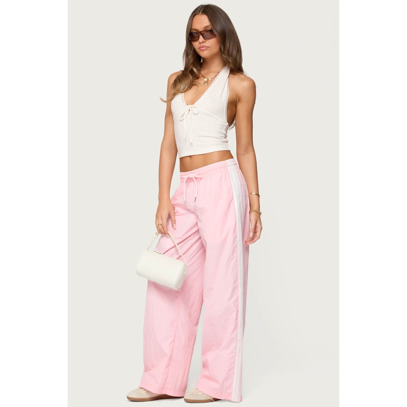 Annabella Nylon Track Pants LIGHT PINK XS