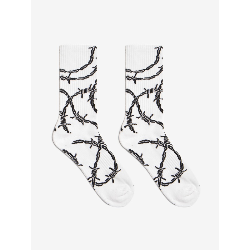 Barbed Socks – White