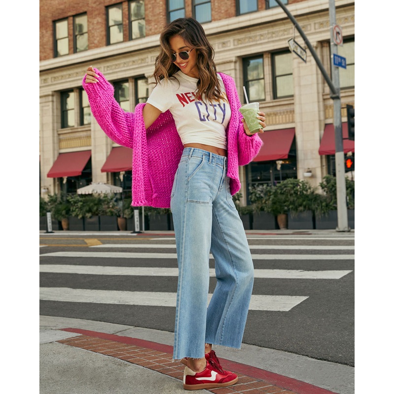 Sariah Super Stretch Raw Hem Jeans Medium Blue 24