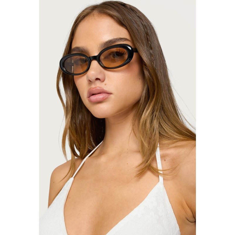 Mani Oval Sunglasses BLACK OS