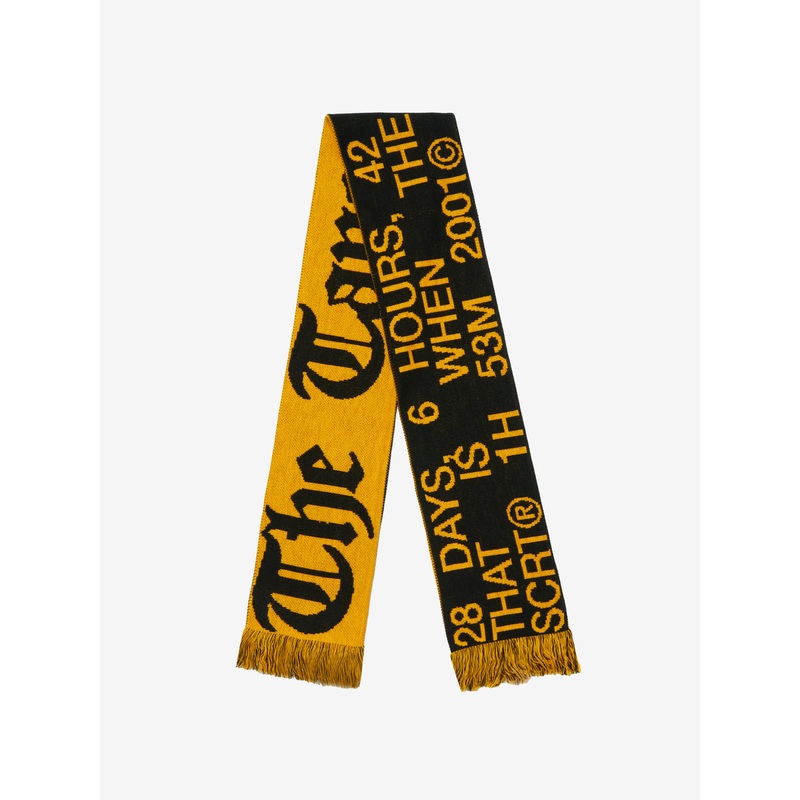Tangent Universe Scarf – Black/Yellow