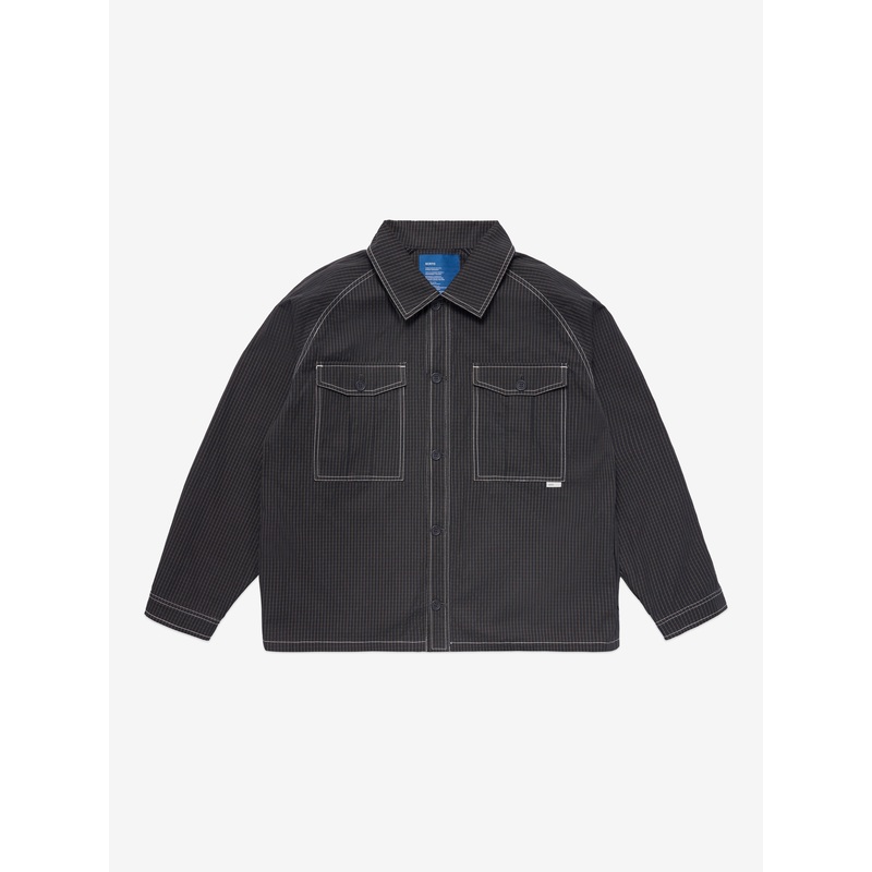 Gridstop Overshirt – Hudson Green XS