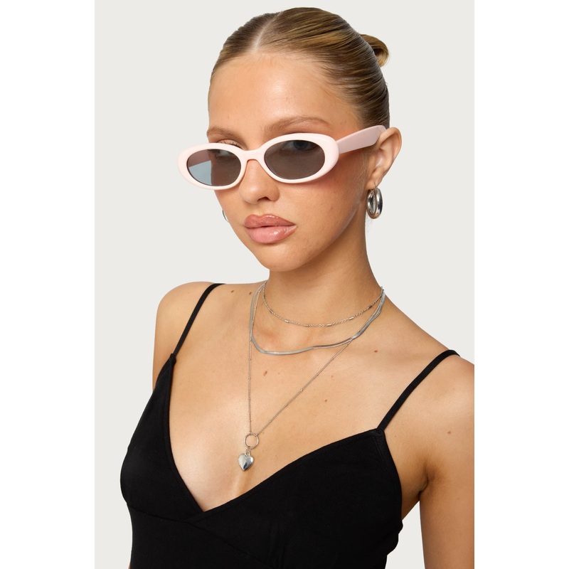 Birdey Round Sunglasses PINK OS