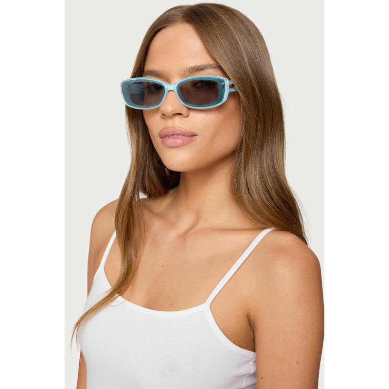 Posie Rectangle Sunglasses BLUE OS