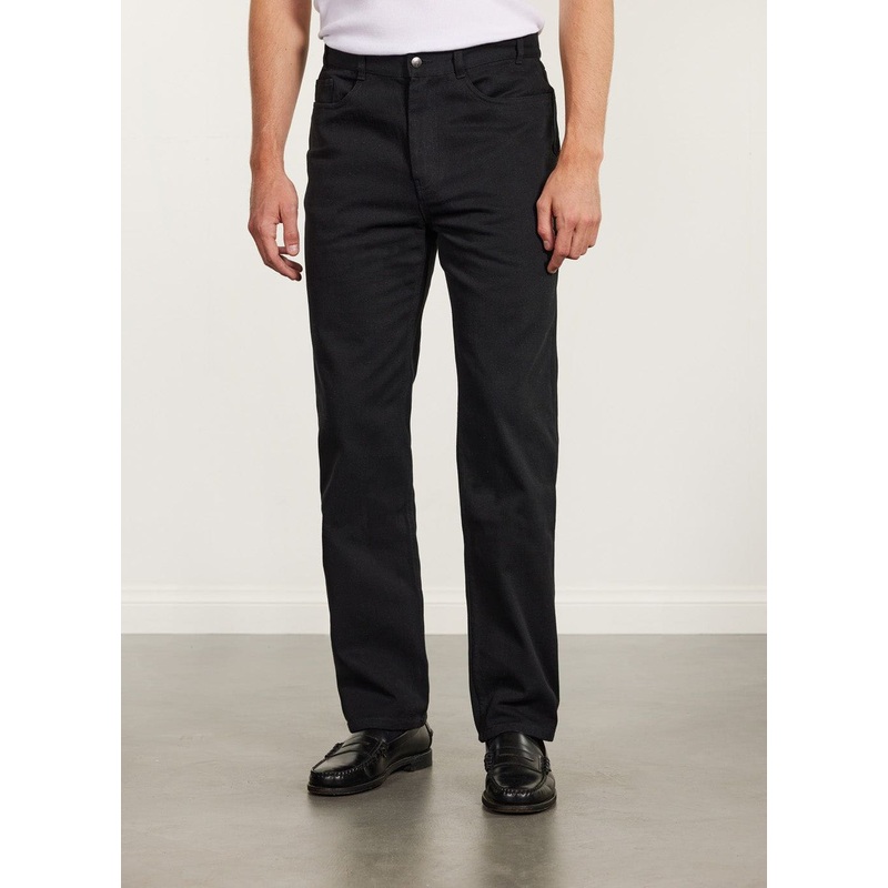 5 Pocket Twill Trousers | Black 28