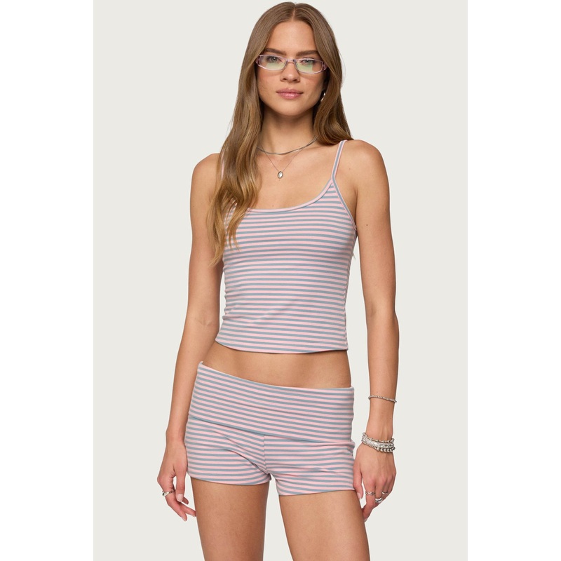 Kodi Striped Tank Top PINK XS