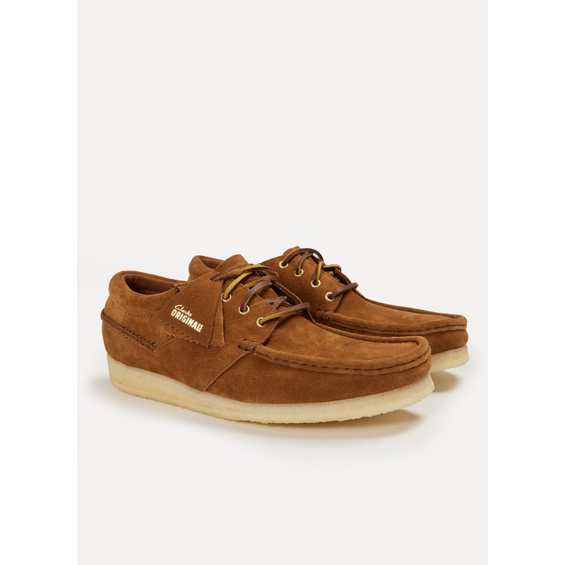 Wallabee Boat | Clarks Originals | Cola Suede 7