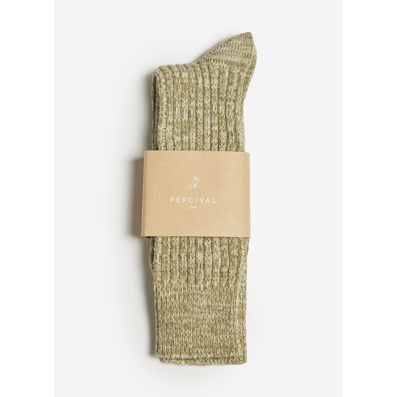 Socks | Melange Cotton | Fern Green