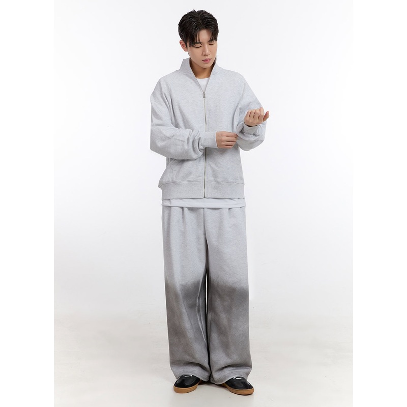 Men’s Gradient Pintuck Sweatpants IF528 White M/L