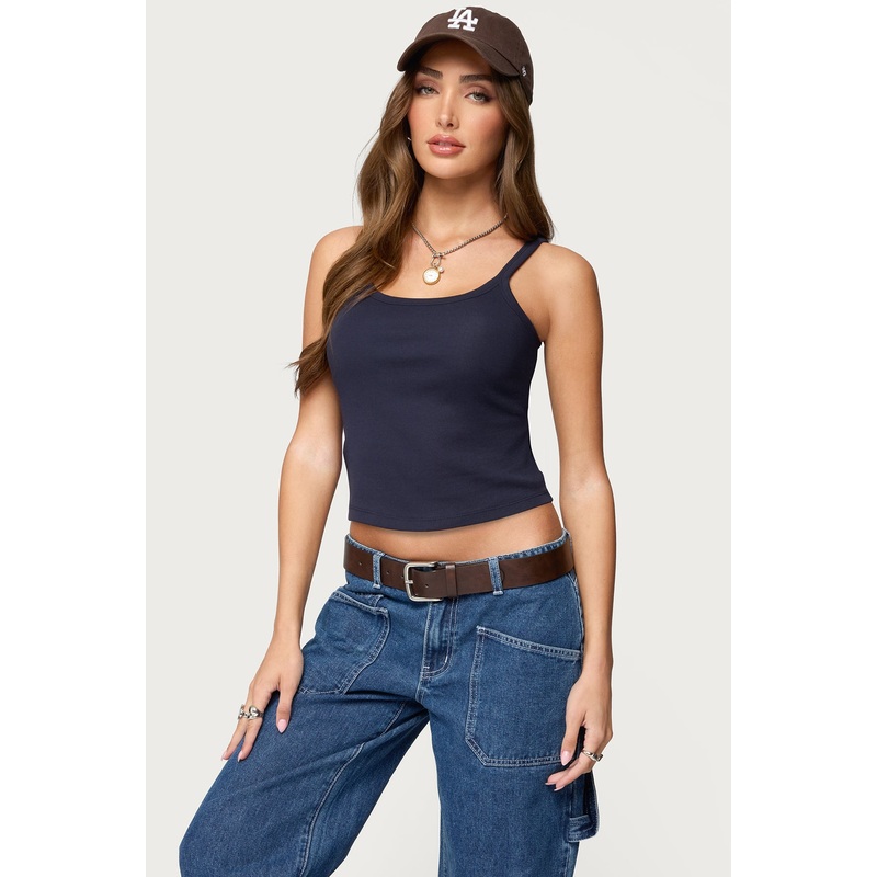 Basic Babe Tank Top NAVY XS