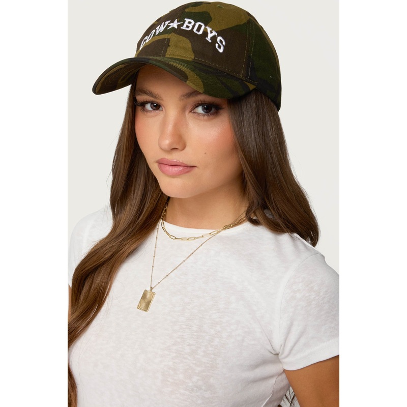 Camo Cowboys Baseball Cap OLIVE OS