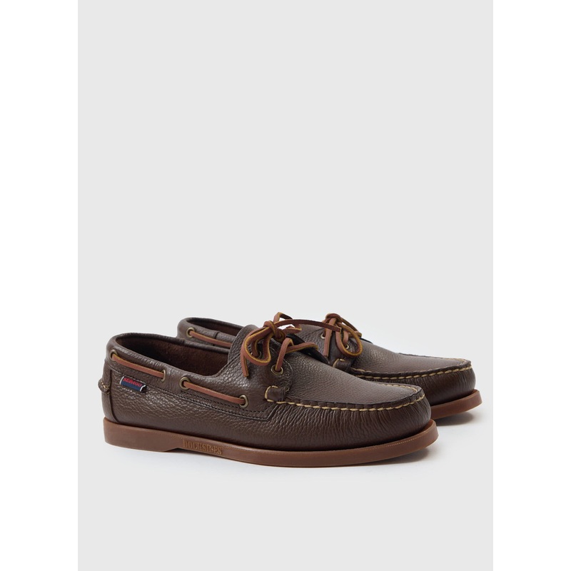Sebago Boat Shoe | Portland Martellato | Brown Cognac Gum 7