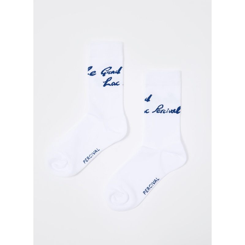 Le Grand Lac Percival Socks | White OS