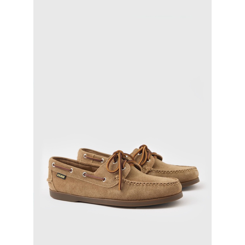 Jetty II Boater 2 Eye | G.H. Bass | Earth Suede 7