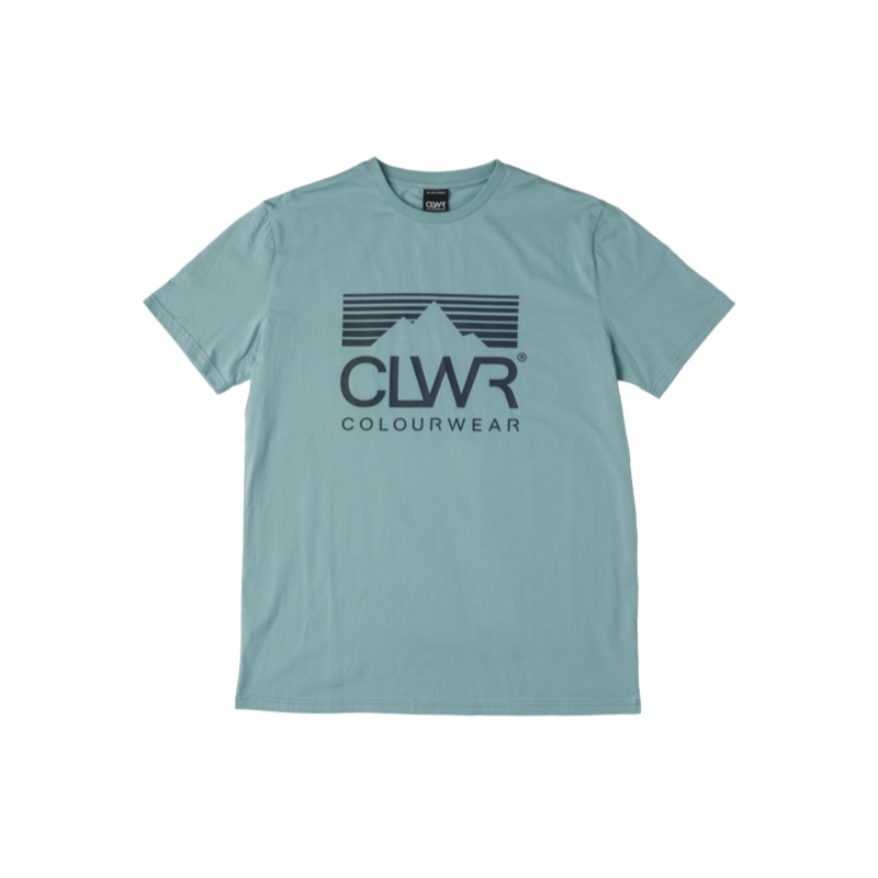 Core Mountain Tee – Aqua Aqua XS
