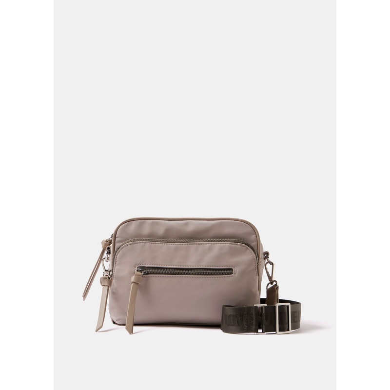 Neutral Nylon Crossbody Bag ONE SIZE