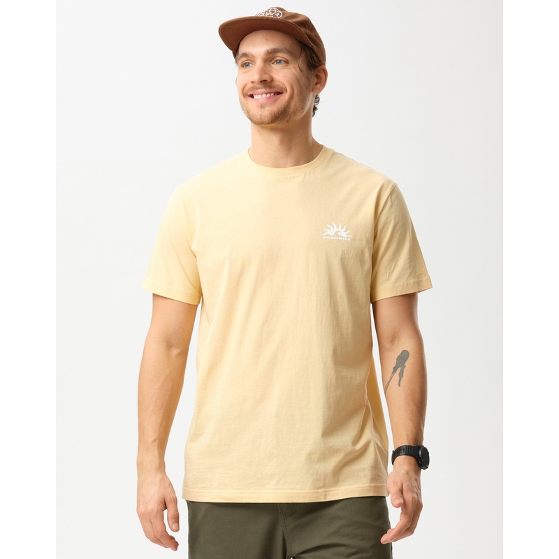Sketch Tee – Ljusgul Yellow XS