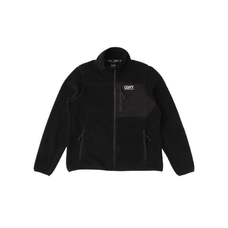 Fleece Pile Jacket Dam – Svart Black XS
