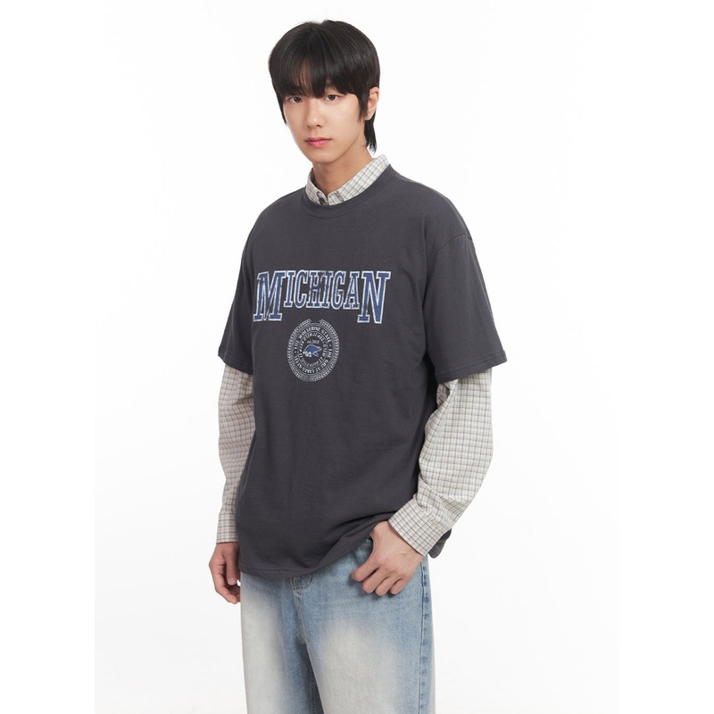 Men’s Graphic T-Shirt IA510 Dark gray M/L